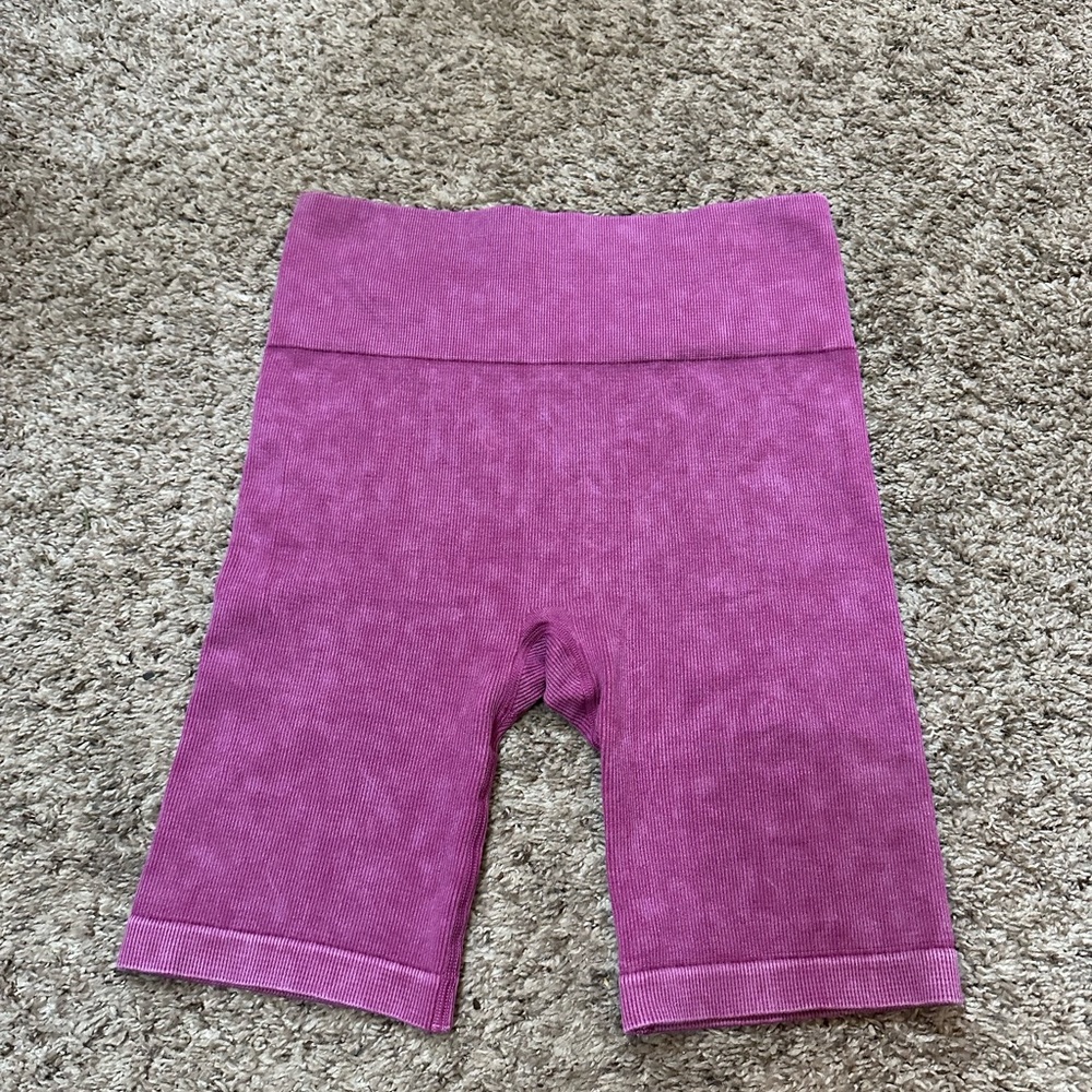 Purple Tie Dye Biker Shorts Size Small